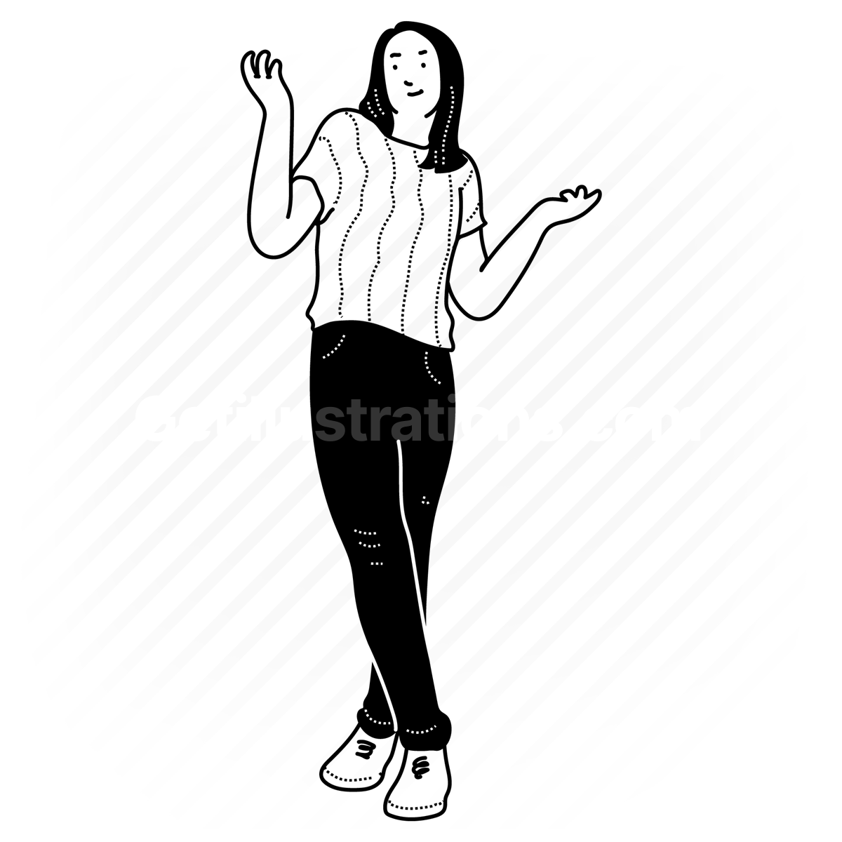 teenager, teenagers, people, person, girl, casual, tshirt, t-shirt, pose